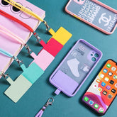 Universal Phone Lanyard Card Fixed Mobile Phone Shell with Colorful Neck Cord - Smart Tech Shopping